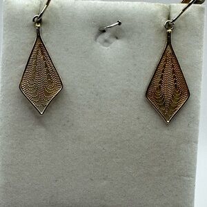 Elegant Vintage Dangle Earrings.  Not pierced.